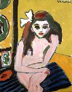 Ernst Ludwig Kirchner Marzella Sweden oil painting artist